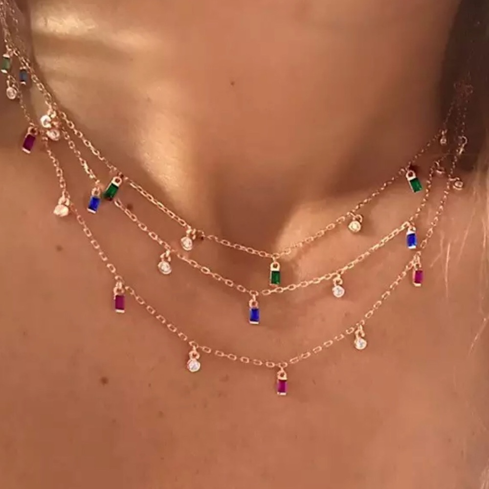 ✨ Boho Gold Station Layered Necklace
